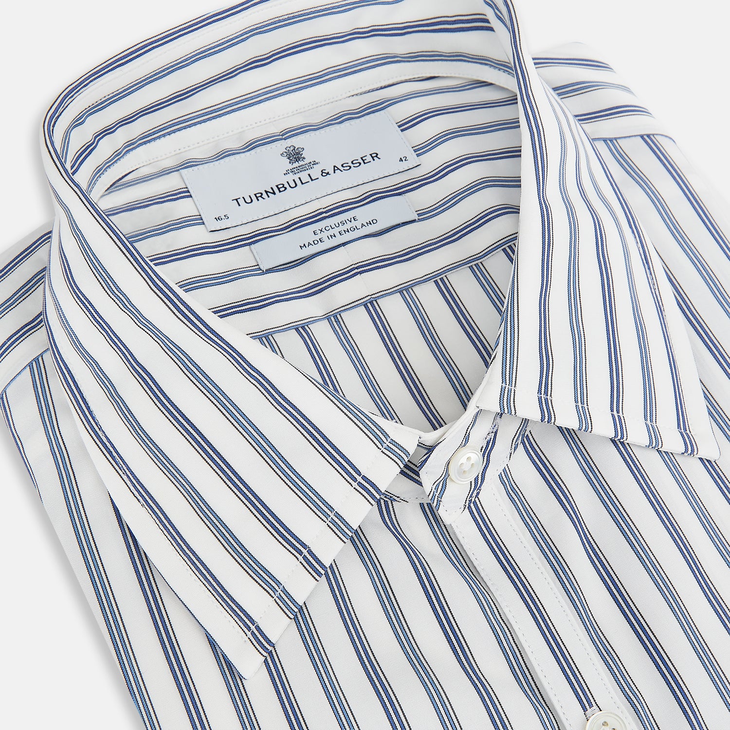 Image 2 of product Sapphire Blue Multi Track Stripe Westminster shirt