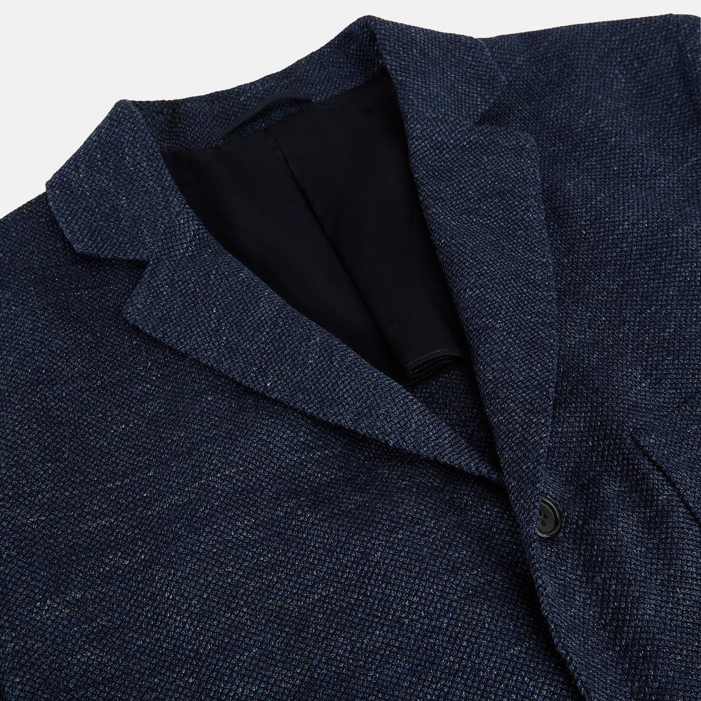 Navy Linen Blend Cambridge blazer