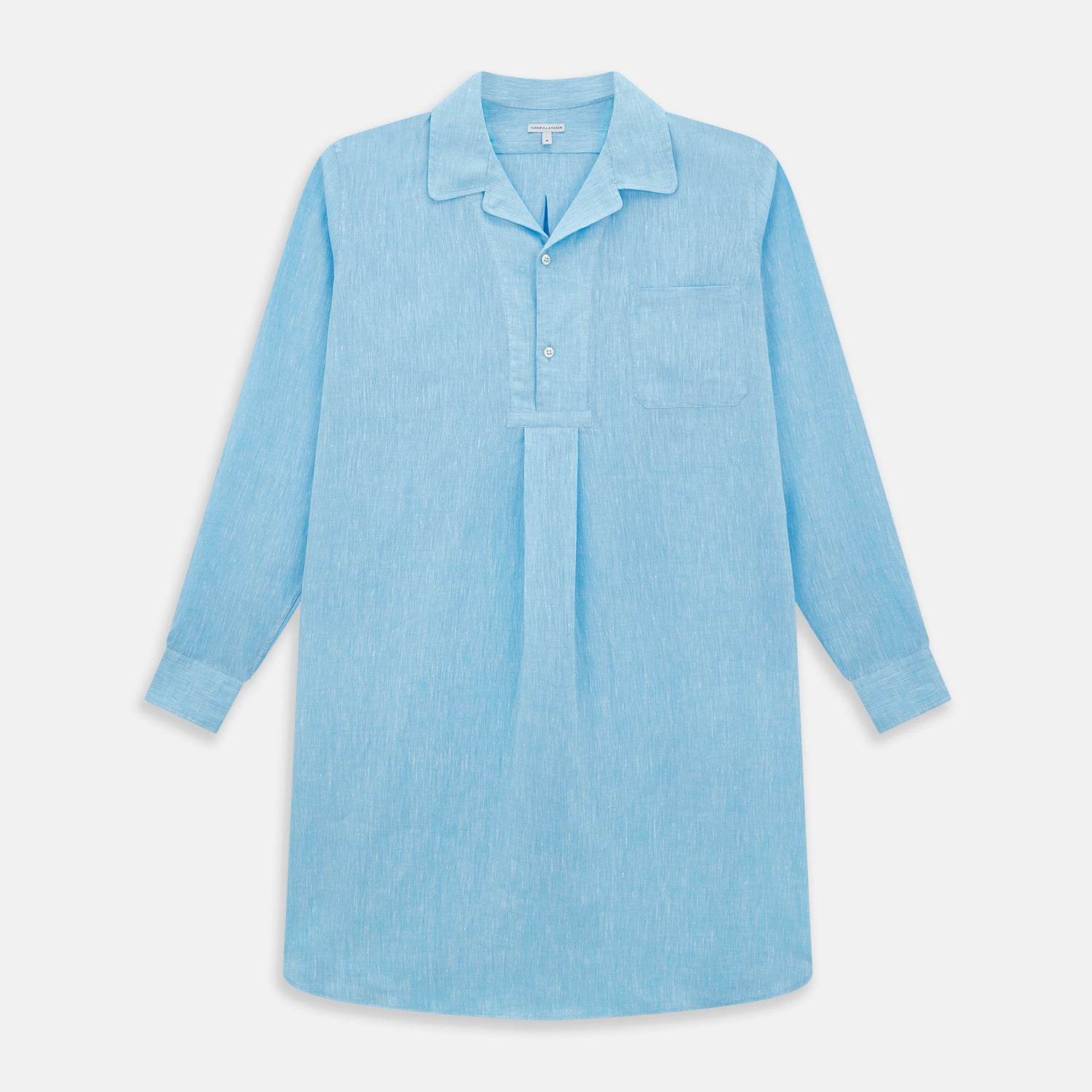 Image 1 of product Turquoise Linen Nightshirt