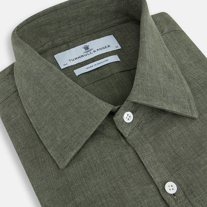 Sage Linen Westminster Shirt