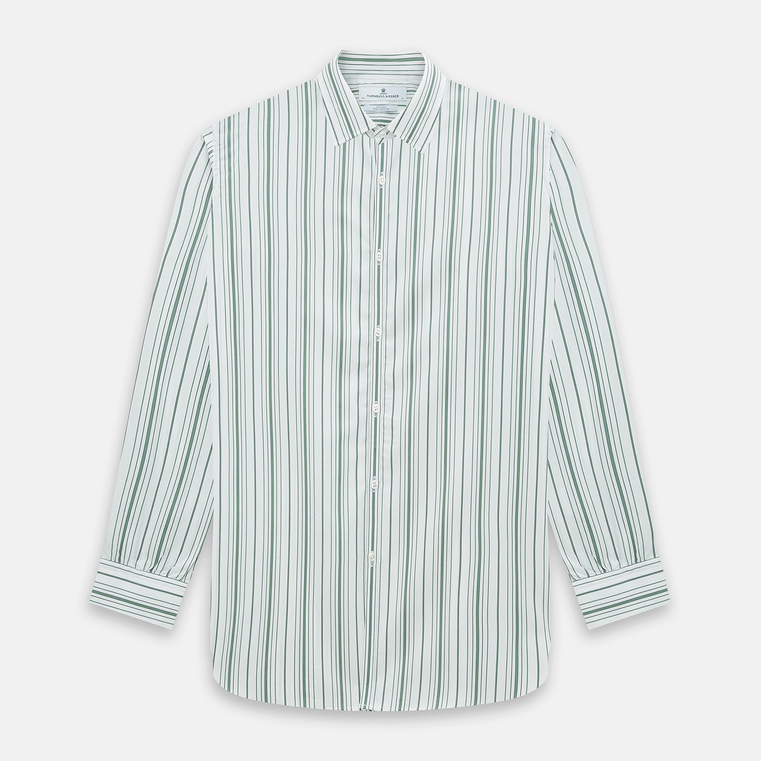 Image 1 of product SAGE GREEN MULTI STRIPE WESTMINSTER SHIRT